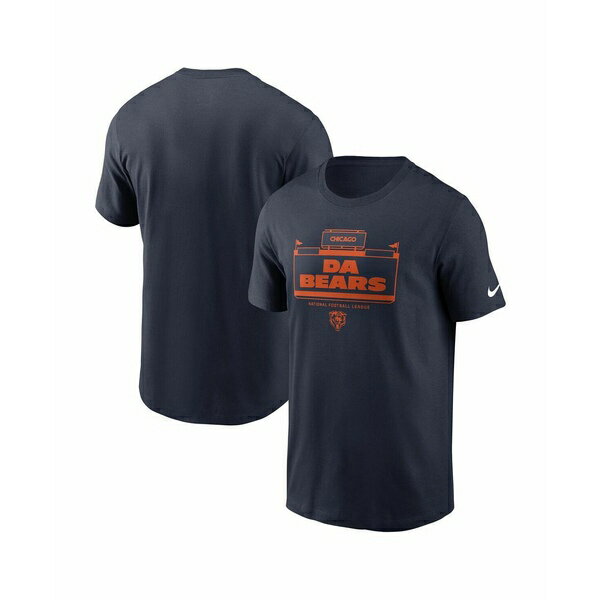 ナイキ メンズ シャツ トップス Men's Navy Chicago Bears Primetime Local Essential T-Shirt Navy