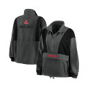 ウェア バイ エリン・アンドリューズ レディース ジャケット&ブルゾン アウター Women's Charcoal Boston Red Sox Packable Half-Zip Jacket Charcoal