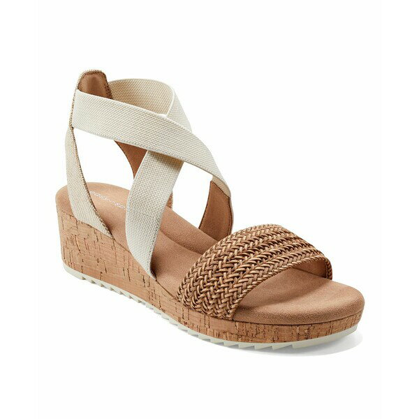 イージースピリット レディース サンダル シューズ Women's Lorena Woven Strappy Wedge Sandals Light..