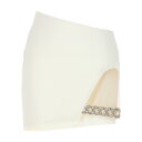デヴィッド コーマ レディース スカート ボトムス '3d Crystal Chain Mini' Skirt White