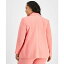 バースリー レディース ジャケット＆ブルゾン アウター Plus Size Notched-Collar Blazer, Created for Macy's Coral Rose