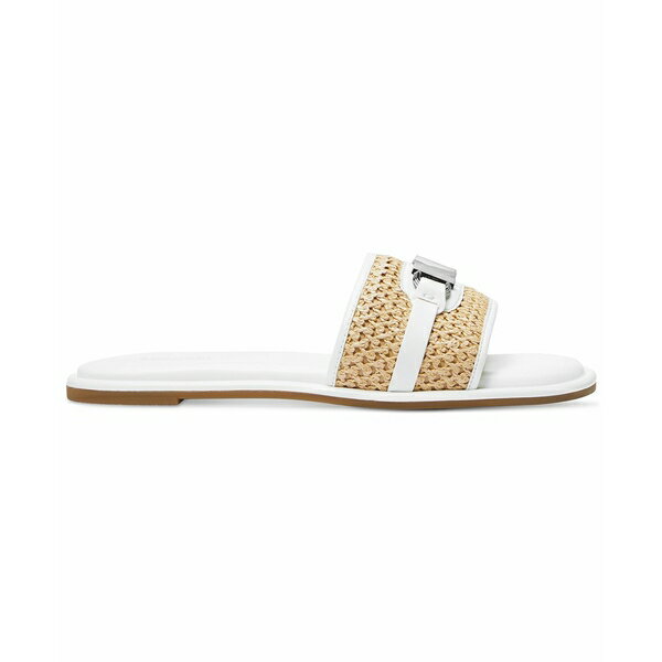 マイケルコース レディース サンダル シューズ Ember Slide Sandals Natural/ Optic White