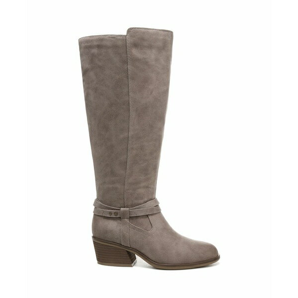 ドクター・ショール レディース ブーツ シューズ Women's Liberate Wide Calf High Shaft Boots Taupe Fabric