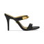 ʥ ǥ  塼 Women's Sabina Double Band Slide Stiletto Heel Dress Sandals Black
