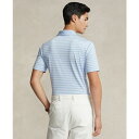 t[ Y Vc gbvX Men's Classic-Fit Performance Polo Shirt Ceramic White/ Refined Navy