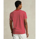 t[ Y TVc gbvX Men's Classic-Fit Striped Jersey T-Shirt Rl 2000 Red/white