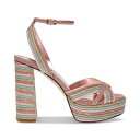 スティーブ マデン レディース サンダル シューズ Women 039 s Laurel Two-Piece Ankle Strap Platform Dress Sandals Rainbow Glitter