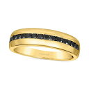 ルヴァン レディース リング アクセサリー Exotics® Men's Blackberry Diamond Band (1/2 ct. t.w.) ...