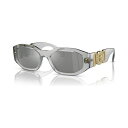 ヴェルサーチ レディース サングラス&アイウェア アクセサリー Unisex Sunglasses, VE4361 Biggie Transparent Gra...