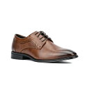 エックスレイ メンズ ドレスシューズ シューズ Men's Apollo Lace-Up Oxford Shoes Cognac