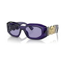 ヴェルサーチ レディース サングラス&アイウェア アクセサリー Unisex Sunglasses, VE4425U Purple Transparent(4)