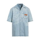 【送料無料】 ヴェルサーチ メンズ シャツ トップス Denim shirts Blue