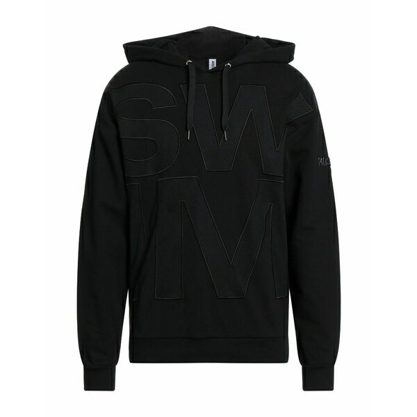 【送料無料】 モスキーノ メンズ パーカー・スウェットシャツ アウター Sweatshirts Black(4)