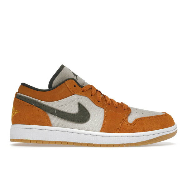 Jordan ジョーダン メンズ スニーカー 【Jordan 1 Low SE Light Curry】 サイズ US_12(30.0cm) Orange/Olive-Sail
