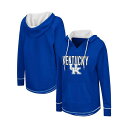 コロシアム レディース パーカー・スウェットシャツ アウター Women's Royal Kentucky Wildcats Tunic Pullover V-...