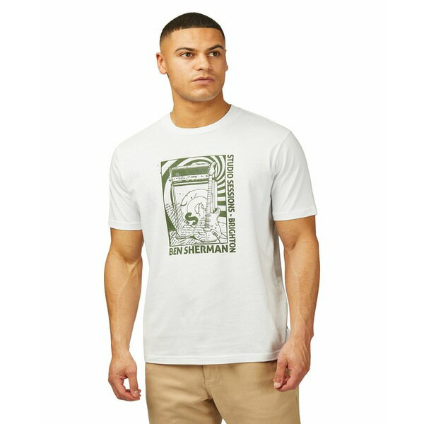 ベンシャーマン メンズ シャツ トップス Men's Rehearsal Room T-Shirt White