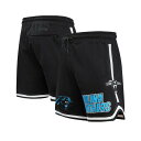 プロスタンダード メンズ カジュアルパンツ ボトムス Men's Black Carolina Panthers Classic Chenille Shorts Black