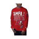 スターター メンズ シャツ トップス Men's Red Tampa Bay Buccaneers Clutch Hit Long Sleeve T-shirt Red(4)
