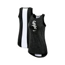 ナイキ レディース カットソー トップス Women's Black Chicago White Sox Right Mix High Neck Tank Top Black(4)