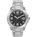 シチズン メンズ ブレスレット・バングル・アンクレット アクセサリー Men's Eco-Drive Stainless Steel Bracelet Watch 43mm AW1430-86E No Color