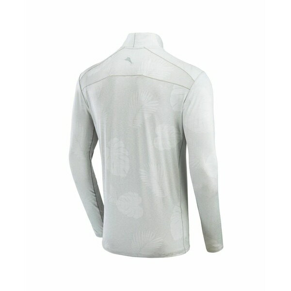 トッミーバハマ メンズ パーカー・スウェットシャツ アウター Men's Gray Las Vegas Raiders Delray Frond IslandZone Quarter-Zip Sweatshirt Gray