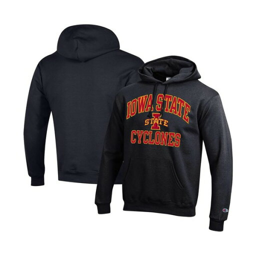 チャンピオン メンズ パーカー・スウェットシャツ アウター Men's Iowa State Cyclones High Motor Pullover Hoodie Black チャンピオン メンズ パーカー・スウェットシャツ アウター Men's Iowa State Cyclones High Motor Pullover Hoodie Black