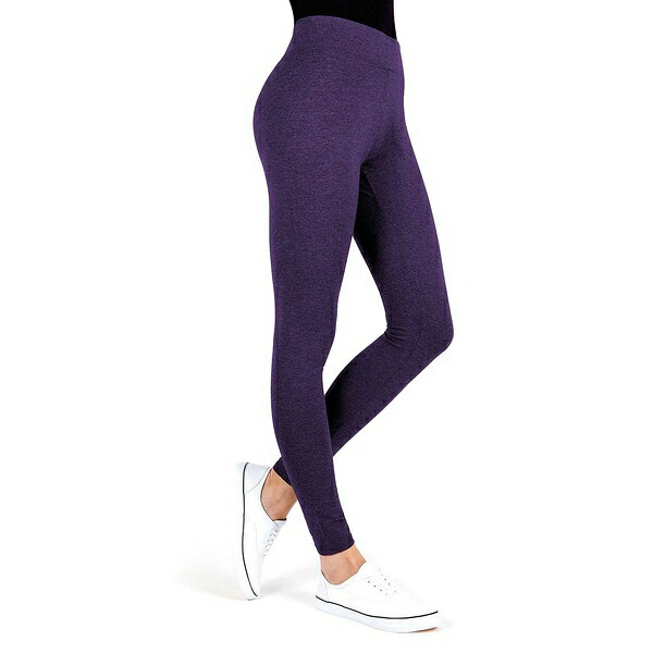 メモイ レディース カジュアルパンツ ボトムス Women's Basic Cotton Leggings Blackberry