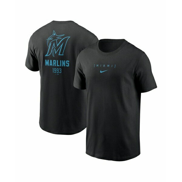 asty㤨֥ʥ   ȥåץ Men's Black Miami Marlins Large Logo Back Stack T-Shirt BlackפβǤʤ13,480ߤˤʤޤ