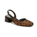 ナチュライザー レディース パンプス シューズ Jayla Mid-Heel Square Toe Slingback Pumps Brown Multi Le...