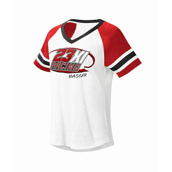 asty㤨֥Х󥯥 ǥ T ȥåץ Women's White, Red 23XI Racing Circus Catch V-Neck T-shirt White, RedפβǤʤ13,480ߤˤʤޤ