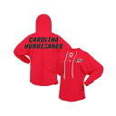 ファナティクス レディース Tシャツ トップス Women's Red Carolina Hurricanes Jersey Lace-Up V-Neck Lo...