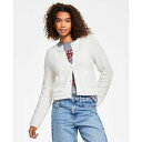ラッキーブランド レディース ニット&セーター アウター Women's Sweater Lady Button Front Cardigan Beige(4)