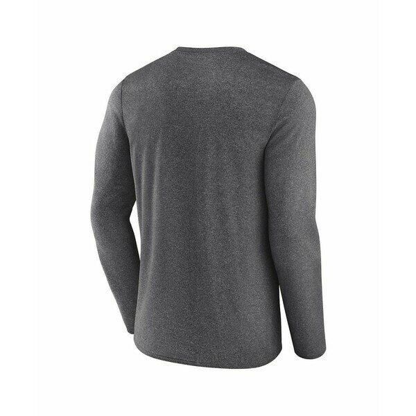 ファナティクス メンズ シャツ トップス Men's Heathered Charcoal Phoenix Suns Where Legends Play Iconic Practice Long Sleeve T-shirt Heathered Charcoal
