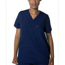 メンバーズオンリー レディース カットソー トップス Women's Palermo 4-Pocket Scrub Top Navy(4)