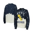 ゲームデイ レディース パーカー・スウェットシャツ アウター Women's Navy West Virginia Mountaineers Twice As ...