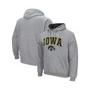 コロシアム メンズ パーカー・スウェットシャツ アウター Men's Iowa Hawkeyes Arch & Logo 3.0 Pullover Hoodie Heather Gray(4)