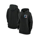 ナイキ レディース パーカー・スウェットシャツ アウター Women's Black Carolina Panthers 2023 NFL Crucial Catch Club Pullover Hoodie Black