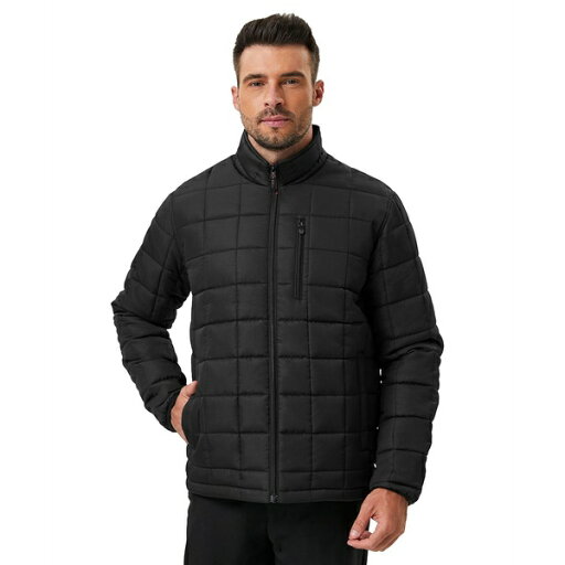 ホーク アンド カンパニー メンズ ジャケット&ブルゾン アウター Men's Quilted Box Jacket Black ホーク アンド カンパニー メンズ ジャケット&ブルゾン アウター Men's Quilted Box Jacket Black