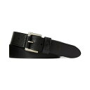ラルフローレン メンズ ベルト アクセサリー Men's Signature Pony Leather Belt Black