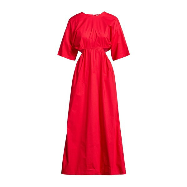̵ ȡԡ ǥ ԡ ȥåץ Midi dresses Red