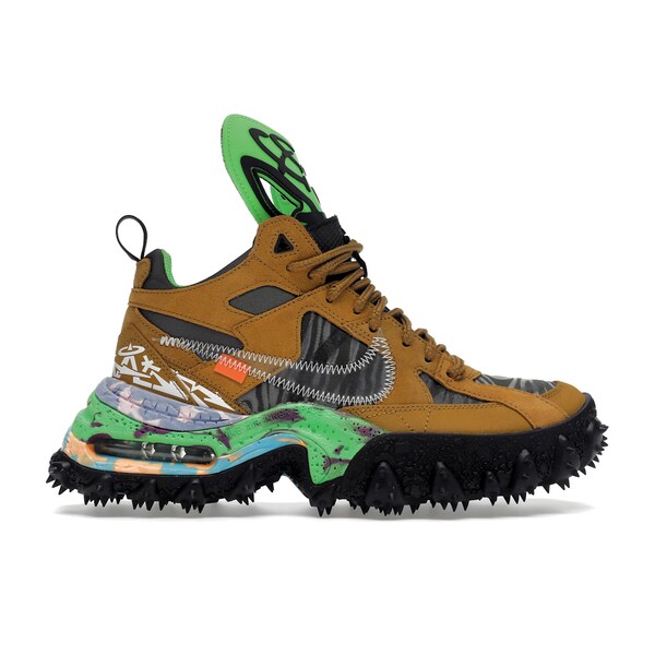 Nike ナイキ メンズ スニーカー 【Nike Air Terra Forma Off-White Wheat Green Strike】 サイズ US_9.5(27.5cm) Wheat/Green Strike/Black