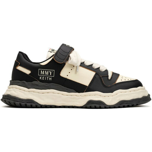 Maison Margiela マルタンマルジェラ メンズ スニーカー 【Maison Mihara Yasuhiro Keith OG Sole Leather Black White】 サイズ EU_40(25.0cm) Black/White Maison Margiela マルタンマルジェラ メンズ スニーカー 【Maison Mihara Yasuhiro Keith OG Sole Leather Black White】 サイズ EU_40(25.0cm) Black/White