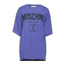 【送料無料】 モスキーノ レディース Tシャツ トップス T-shirts Purple(4)