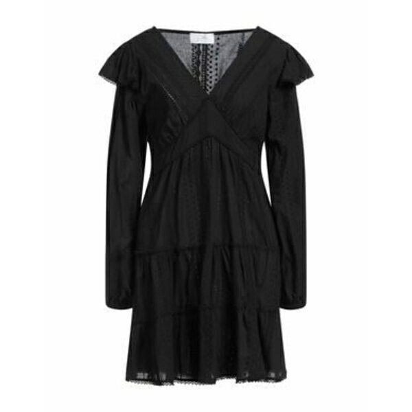 【送料無料】 ソーアリュール レディース ワンピース トップス Mini dresses Black