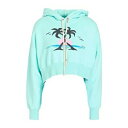 【送料無料】 パーム・エンジェルス レディース パーカー・スウェットシャツ アウター Sweatshirts Azure