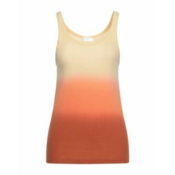 【送料無料】 サンドロ レディース カットソー トップス Tank tops Yellow