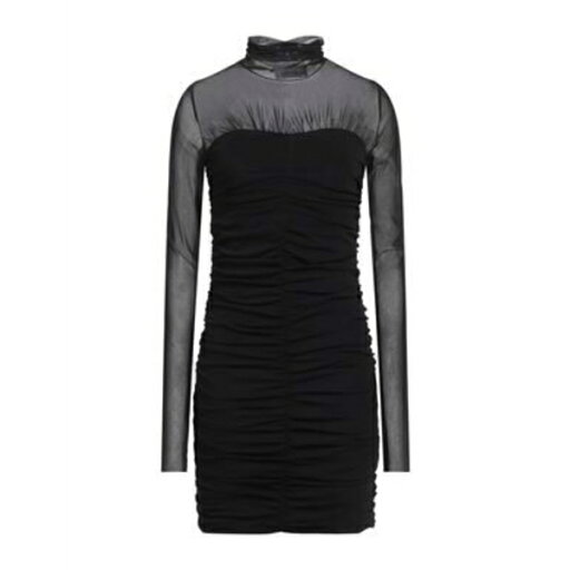【送料無料】 メイメイジェイ レディース ワンピース トップス Mini dresses Black 【送料無料】 メイメイジェイ レディース ワンピース トップス Mini dresses Black