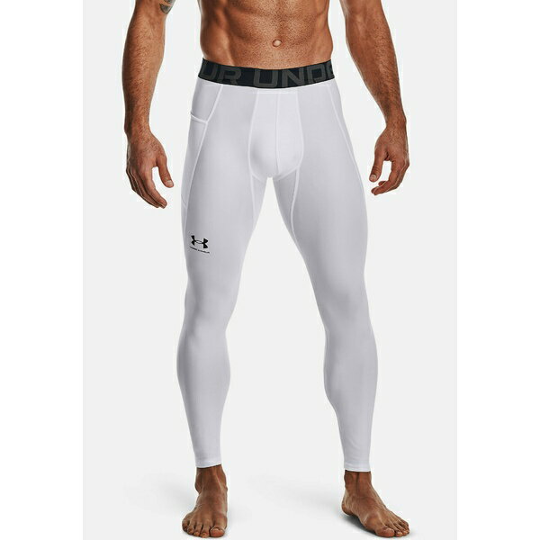 アンダーアーマー メンズ バスケットボール スポーツ Leggings - white // black