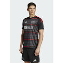 アディダス メンズ バスケットボール スポーツ UNION BERLIN AWAY - Football shirt - black vivid red