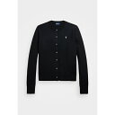 ラルフローレン レディース ニット&セーター アウター COTTON BLEND CARDIGAN - Cardigan - black